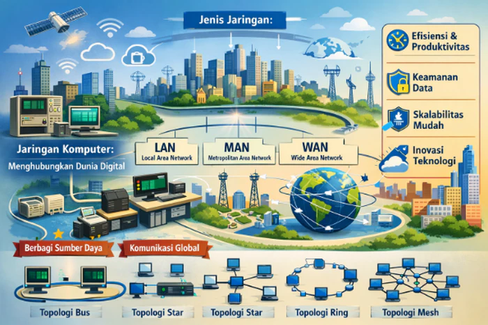 pengertian jaringan komputer