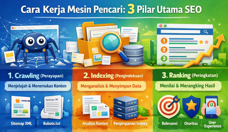 Cara Kerja Mesin Pencari