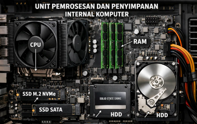 perangkat penyimpanan internal komputer